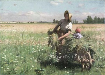  paul Lienzo - The Meadow Lark 1887 pintor académico Paul Peel